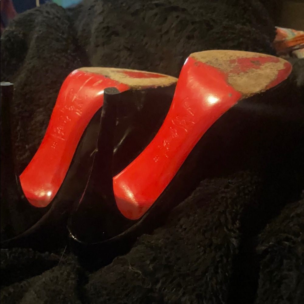 Red bottoms Mary Janes 39